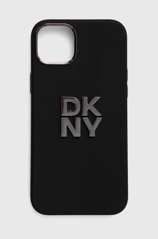 DKNY Etui za telefon Dkny iPhone 15 Plus / 14 Plus črna barva, DKHCP15MSMCBSK