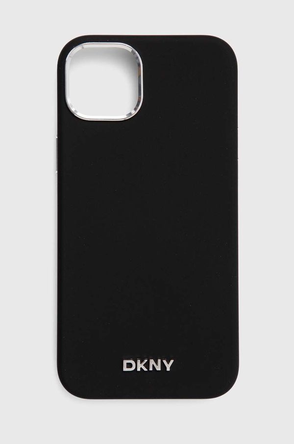 DKNY Etui za telefon Dkny iPhone 15 Plus / 14 Plus črna barva, DKHMP15MSMCHLK