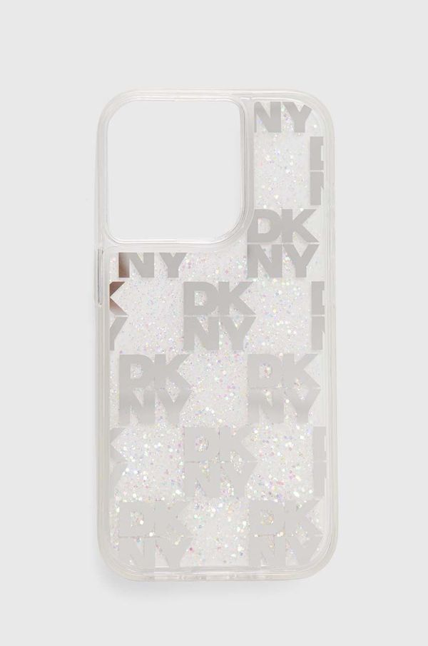 DKNY Etui za telefon Dkny iPhone 15 Pro bela barva, DKHCP15LLCPEPT