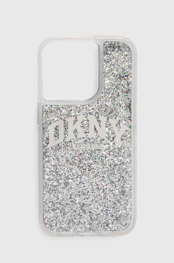 DKNY Etui za telefon Dkny iPhone 15 Pro črna barva, DKHCP15LLBNAEK