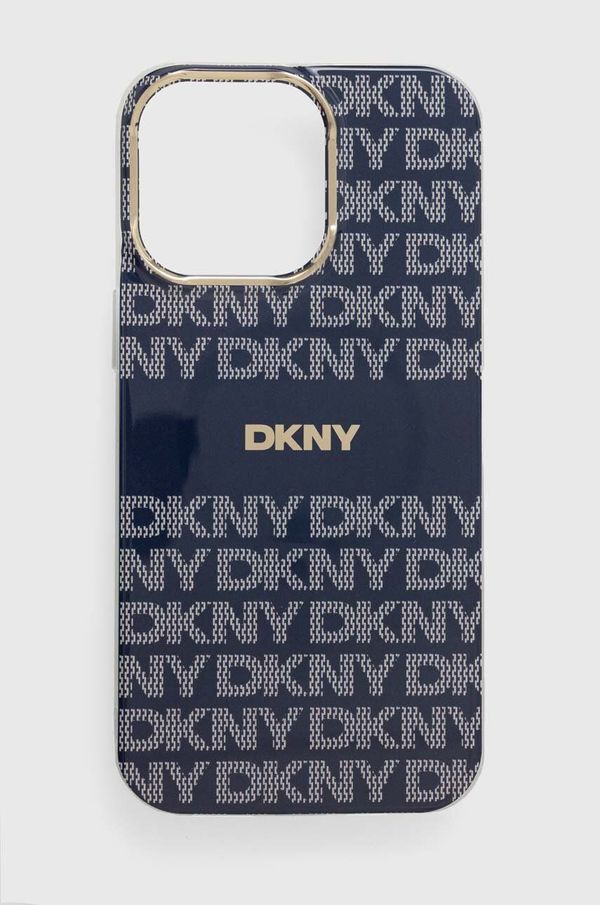 DKNY Etui za telefon Dkny iPhone 15 Pro Max 6.7 mornarsko modra barva, DKHMP15XHRHSEB