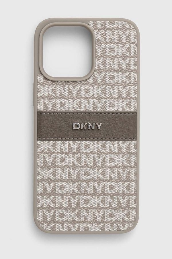 DKNY Etui za telefon Dkny iPhone 15 Pro Max 6.7 siva barva, DKHCP15XPRTHSLE