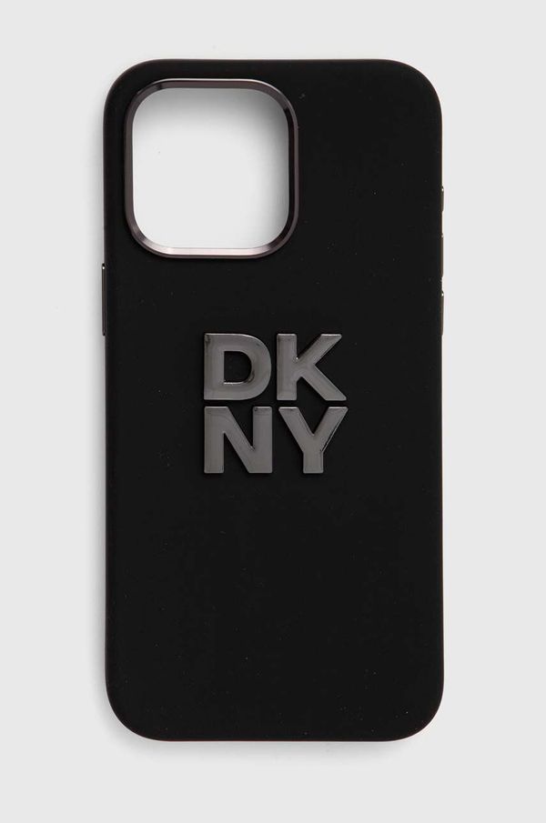 DKNY Etui za telefon Dkny iPhone 15 Pro Max črna barva, DKHCP15XSMCBSK