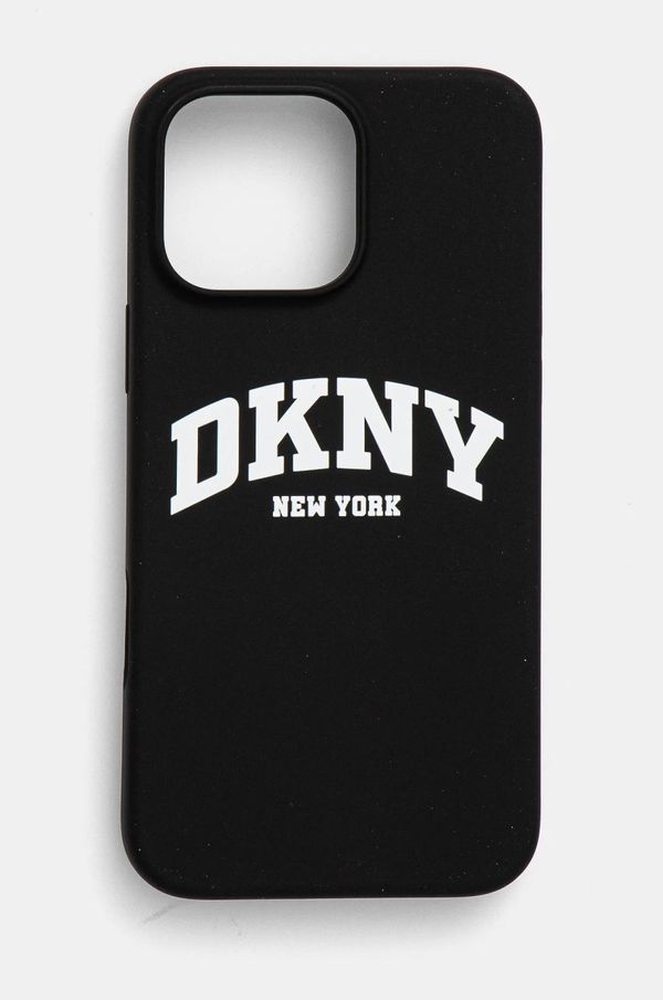 DKNY Etui za telefon Dkny iPhone 16 Pro Max 6.9 črna barva, DKHMP16XSNYACH