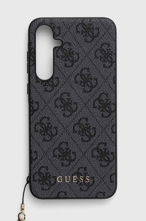 Guess Etui za telefon Guess A35 A356 črna barva, GUHCSA35GF4GGR