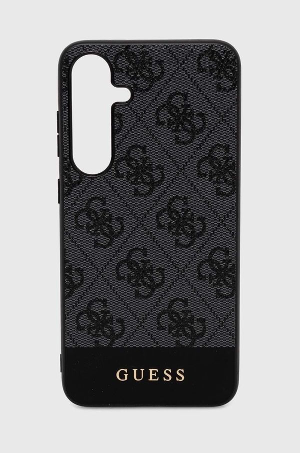 Guess Etui za telefon Guess črna barva, GUHCS24MG4GLGR