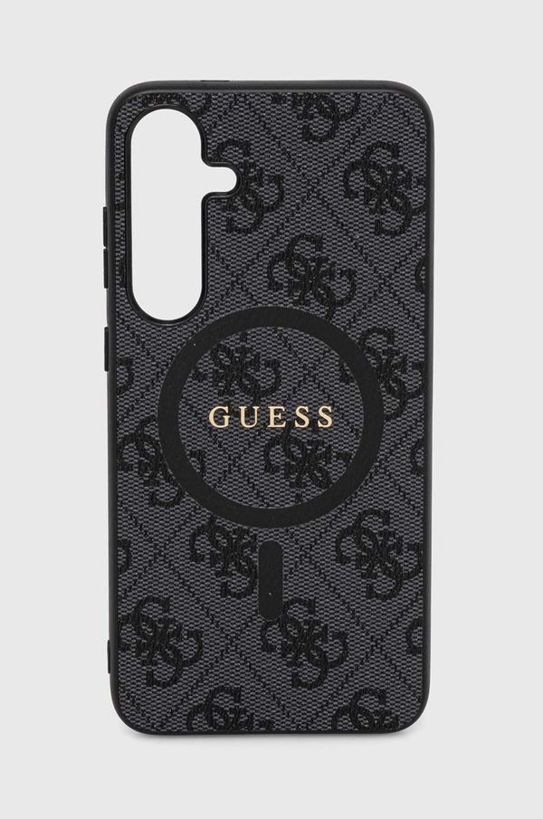 Guess Etui za telefon Guess Galaxy S24+ črna barva, GUHMS24MG4GFRK