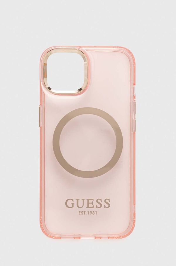 Guess Etui za telefon Guess iPhone 13 6,1" roza barva
