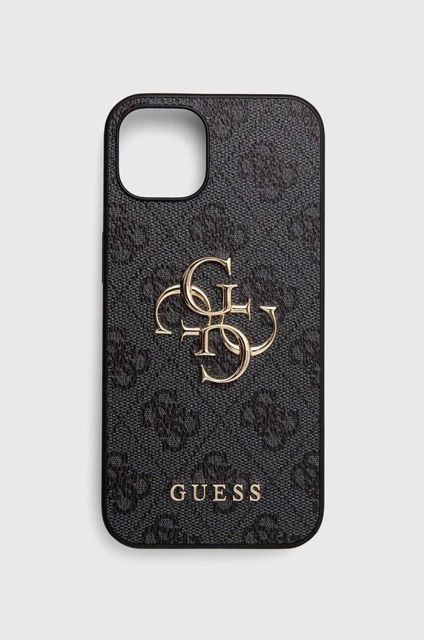 Guess Etui za telefon Guess iPhone 13 6,1 siva barva