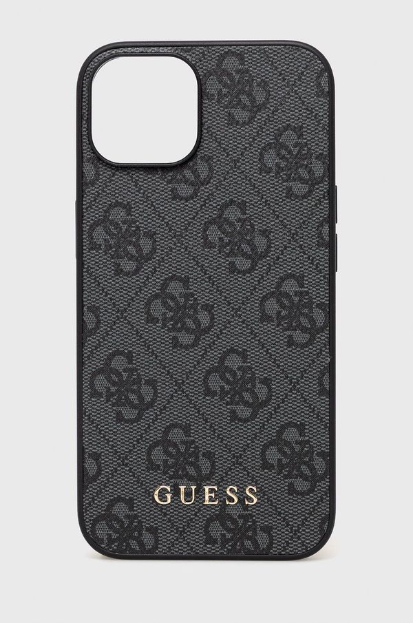 Guess Etui za telefon Guess iPhone 14 / 15 / 13 6.1" siva barva