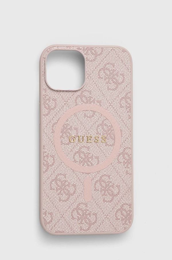 Guess Etui za telefon Guess iPhone 14 / 15 / 13 6,1" roza barva