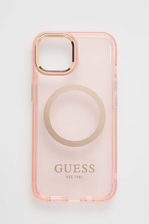 Guess Etui za telefon Guess iPhone 14 6,1" roza barva