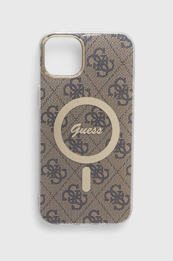 Guess Etui za telefon Guess iPhone 14 Plus 6.7" bež barva