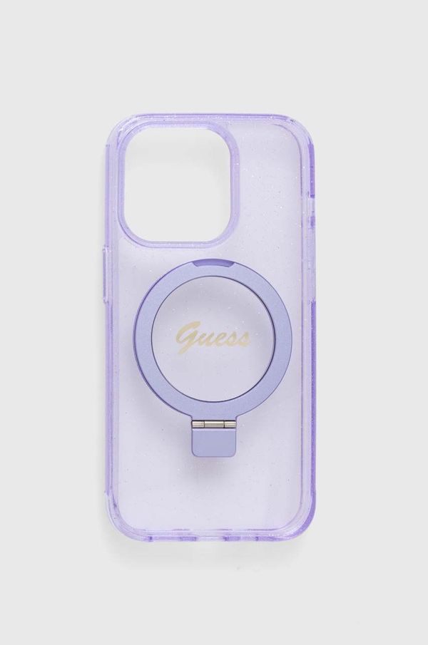 Guess Etui za telefon Guess iPhone 14 Pro 6.1" vijolična barva