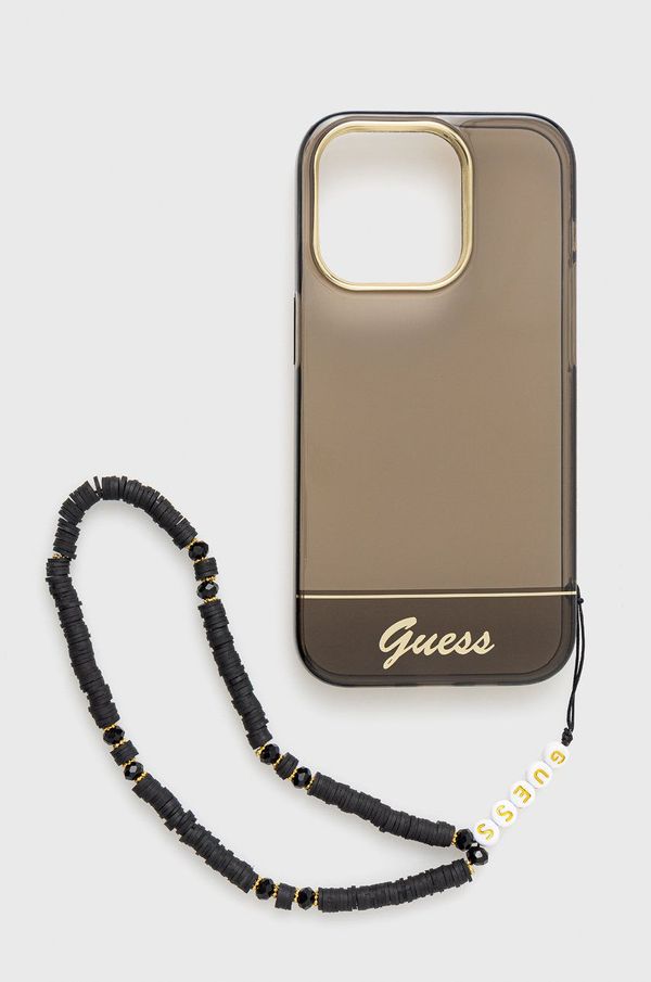 Guess Etui za telefon Guess Iphone 14 Pro 6,1" črna barva