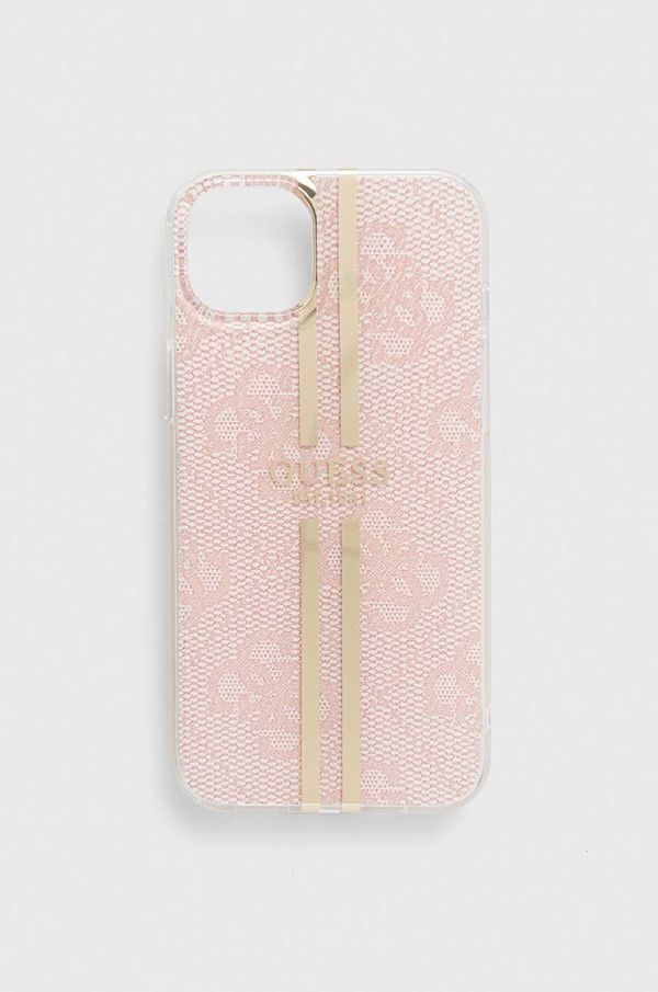 Guess Etui za telefon Guess iPhone 15 Plus / 14 Plus 6.7" roza barva