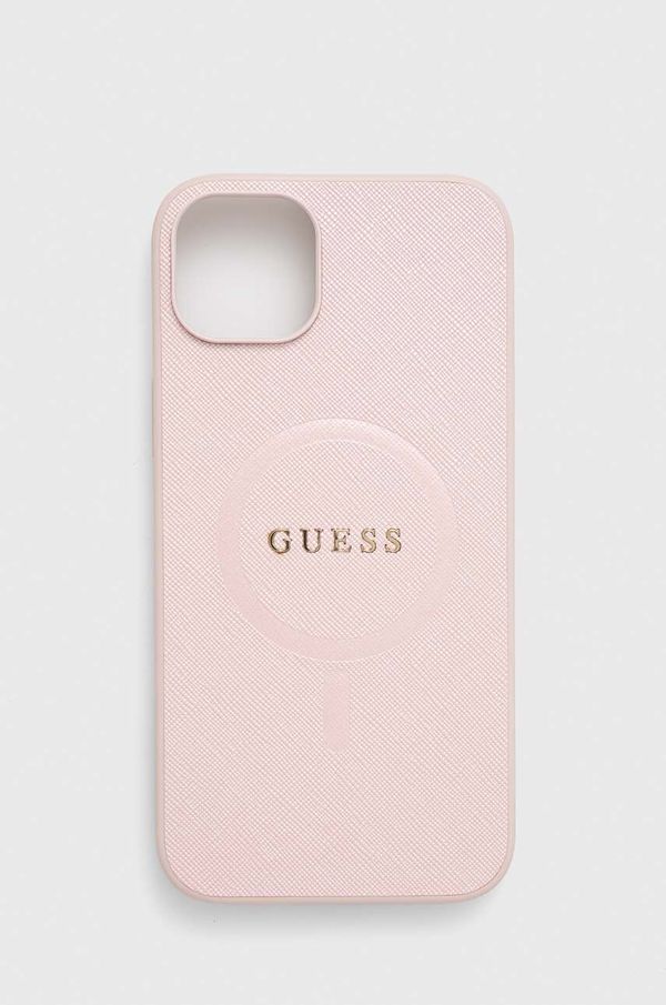 Guess Etui za telefon Guess iPhone 15 Plus / 14 Plus 6.7'' roza barva