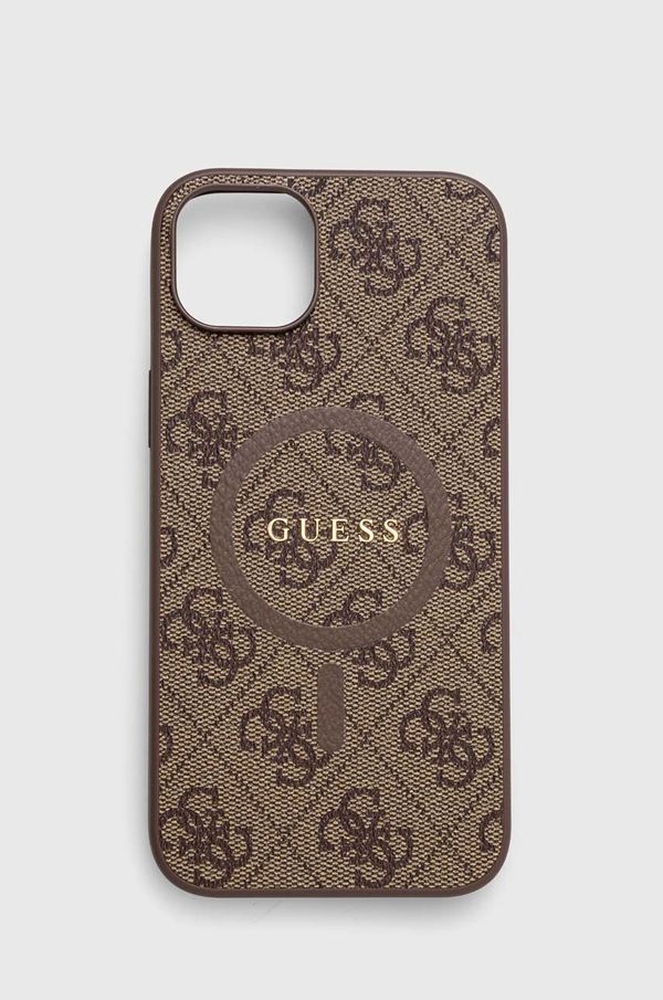 Guess Etui za telefon Guess iPhone 15 Plus / 14 Plus 6,7" rjava barva