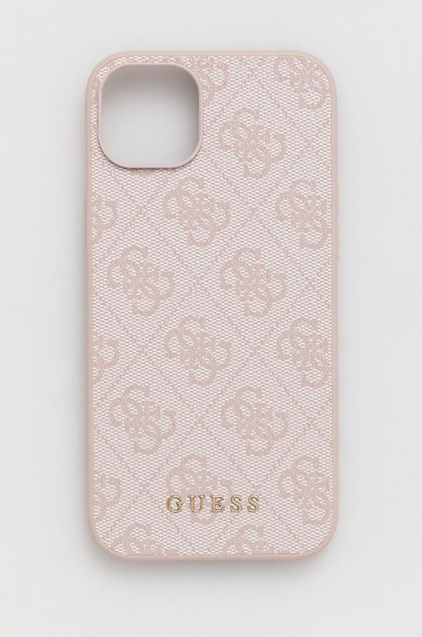 Guess Etui za telefon Guess iPhone 15 Plus 6.7 roza barva