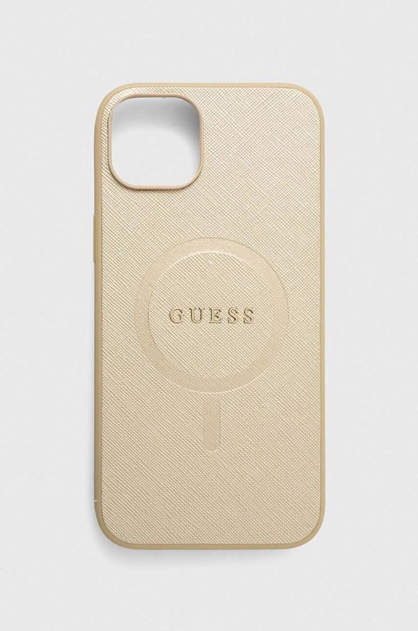 Guess Etui za telefon Guess iPhone 15 Plus 6.7 zlata barva