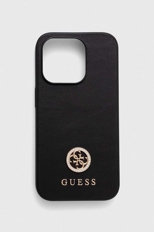 Guess Etui za telefon Guess iPhone 15 Pro 6.1 črna barva