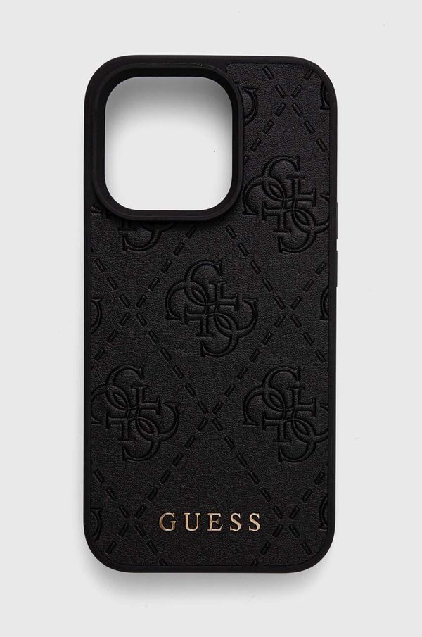 Guess Etui za telefon Guess iPhone 15 Pro 6.1 črna barva