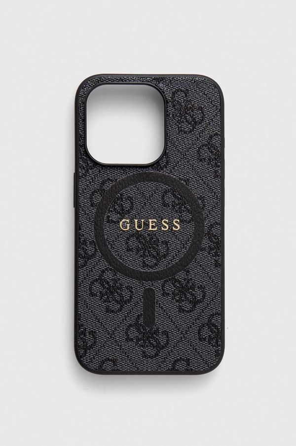 Guess Etui za telefon Guess iPhone 15 Pro 6,1" črna barva