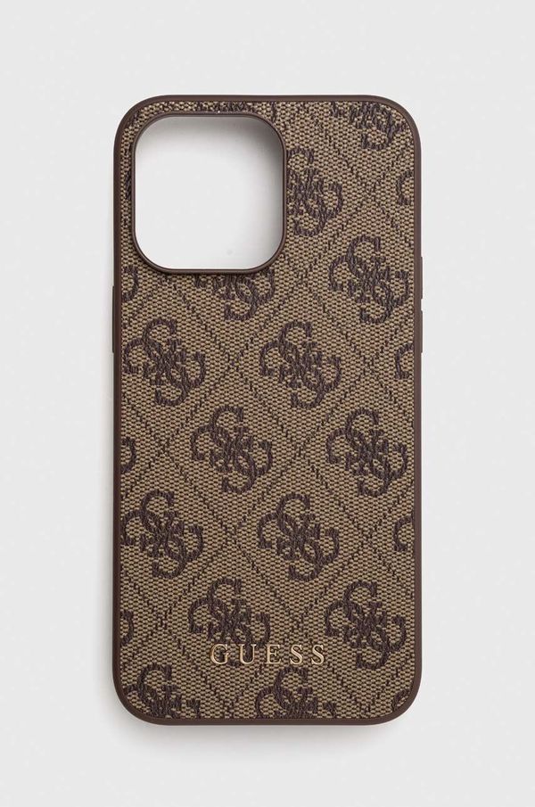 Guess Etui za telefon Guess iPhone 15 Pro Max 6.7 rjava barva