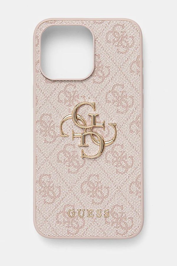 Guess Etui za telefon Guess iPhone 15 Pro Max 6.7 roza barva, GUHCP15X4GMGPI