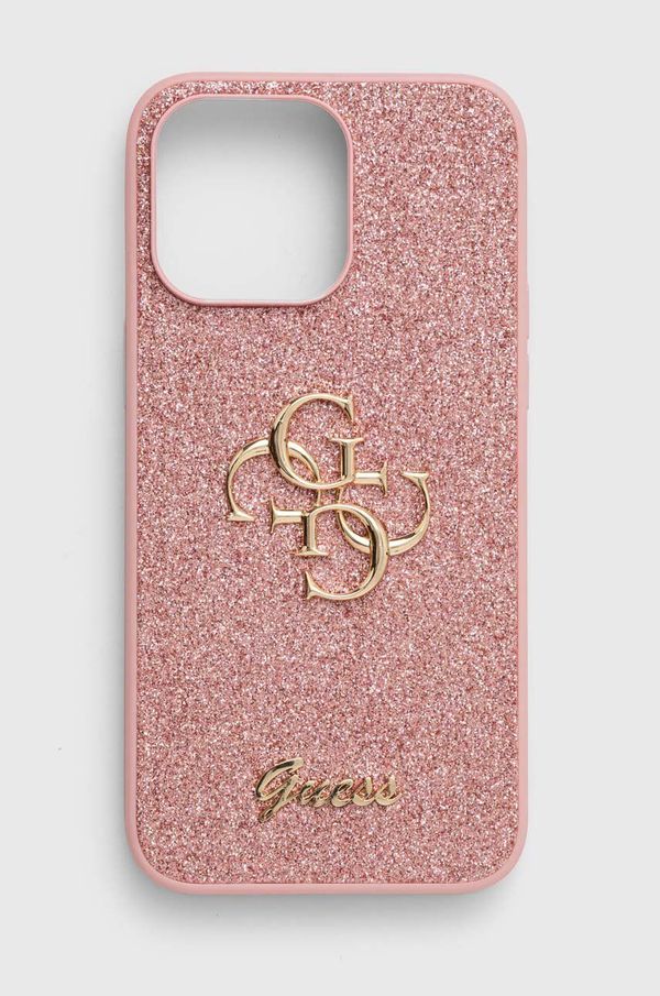 Guess Etui za telefon Guess iPhone 15 Pro Max 6.7 roza barva, GUHCP15XHG4SGP