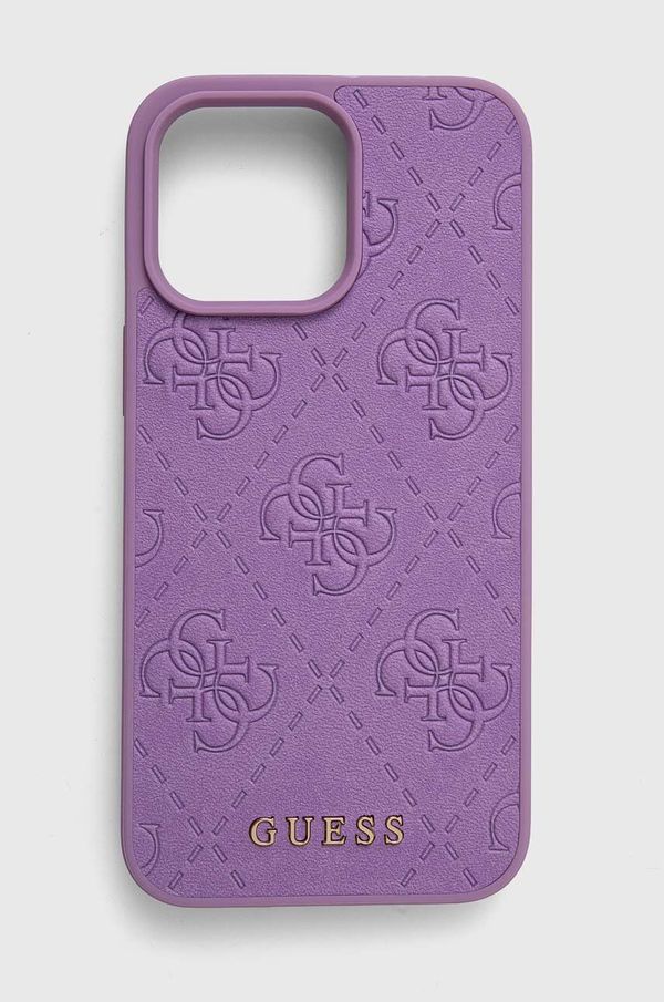 Guess Etui za telefon Guess iPhone 15 Pro Max 6.7 vijolična barva