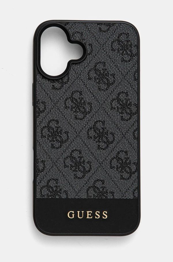 Guess Etui za telefon Guess iPhone 16 Plus 6.7 siva barva, GUHCP16MG4GLGR