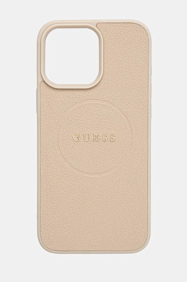 Guess Etui za telefon Guess iPhone 16 Pro Max 6.9 bež barva, GUHMP16XPGHSMME