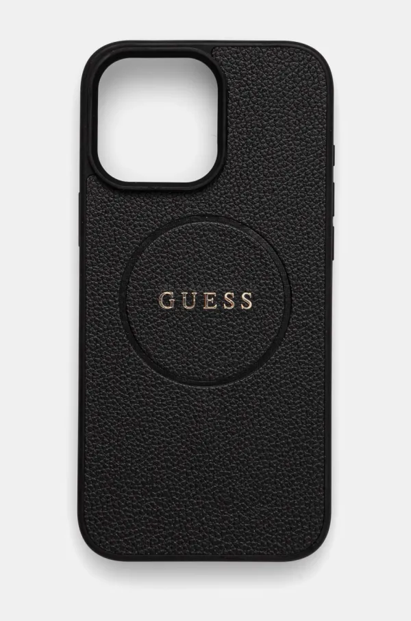Guess Etui za telefon Guess iPhone 16 Pro Max 6.9 črna barva, GUHMP16XPGHSMMK