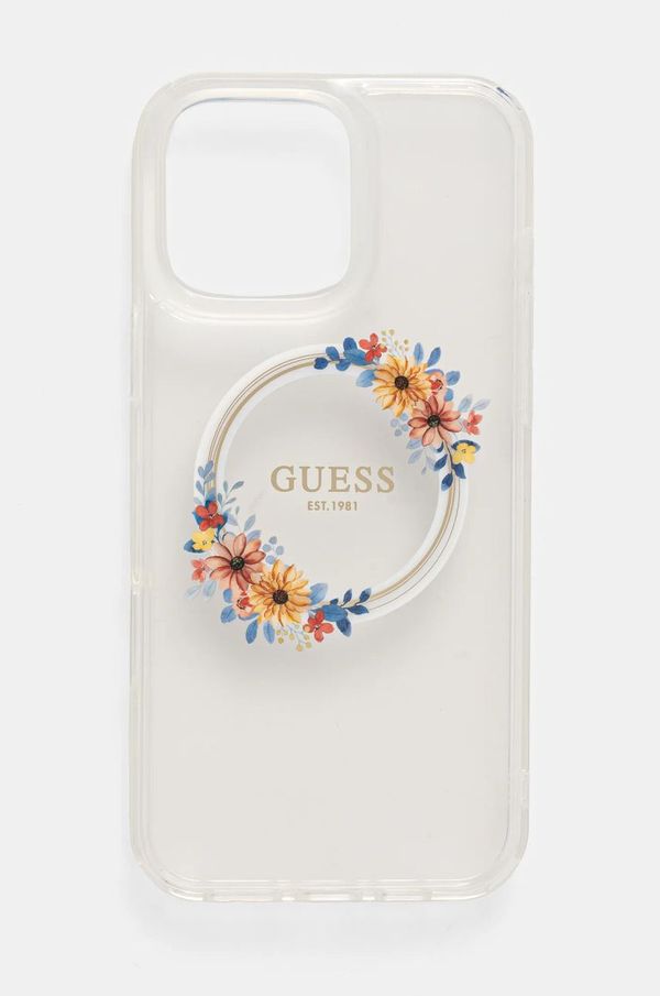 Guess Etui za telefon Guess iPhone 16 Pro Max 6.9 prozorna barva, GUHMP16XHFWFCT