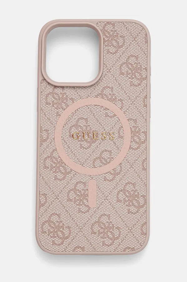 Guess Etui za telefon Guess iPhone 16 Pro Max 6.9 roza barva, GUHMP16XG4GFRP