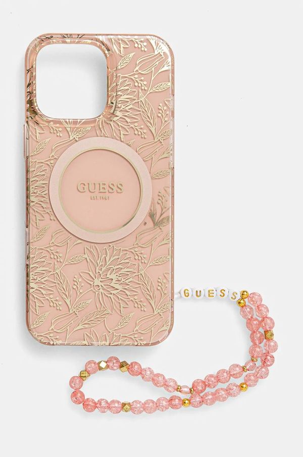 Guess Etui za telefon Guess iPhone 16 Pro Max 6.9 roza barva, GUHMP16XHCPOFPP