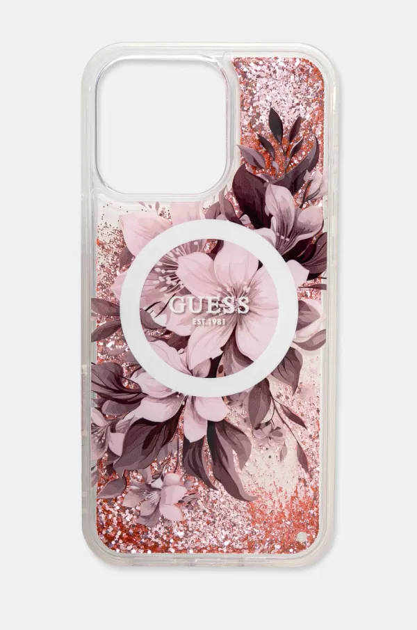 Guess Etui za telefon Guess iPhone 16 Pro Max 6.9 roza barva, GUHMP16XLFMWTP