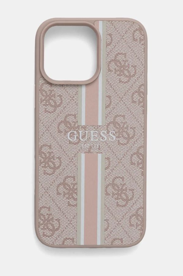 Guess Etui za telefon Guess iPhone 16 Pro Max 6.9 roza barva, GUHMP16XP4RPSP