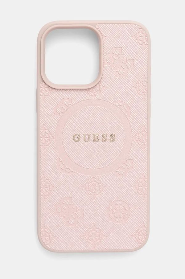 Guess Etui za telefon Guess iPhone 16 Pro Max 6.9 roza barva, GUHMP16XPSAPSMEP