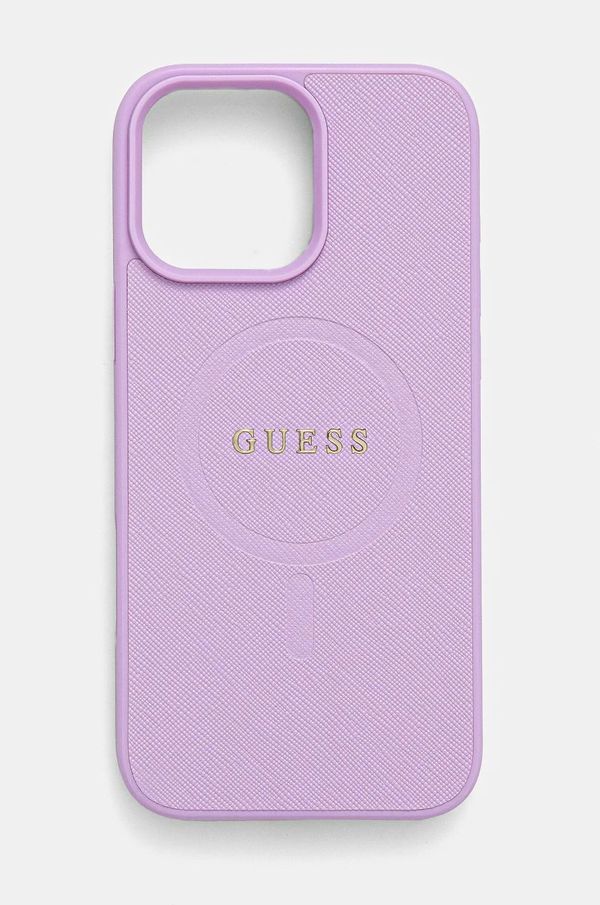 Guess Etui za telefon Guess iPhone 16 Pro Max 6.9 vijolična barva, GUHMP16XPSAHMCU