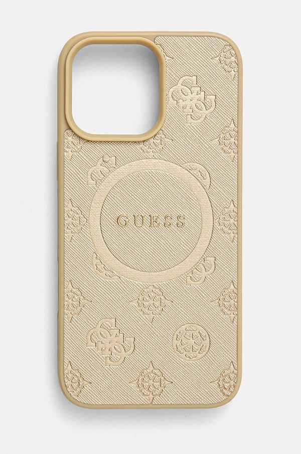 Guess Etui za telefon Guess iPhone 16 Pro Max 6.9 zlata barva, GUHMP16XPSAPSMED