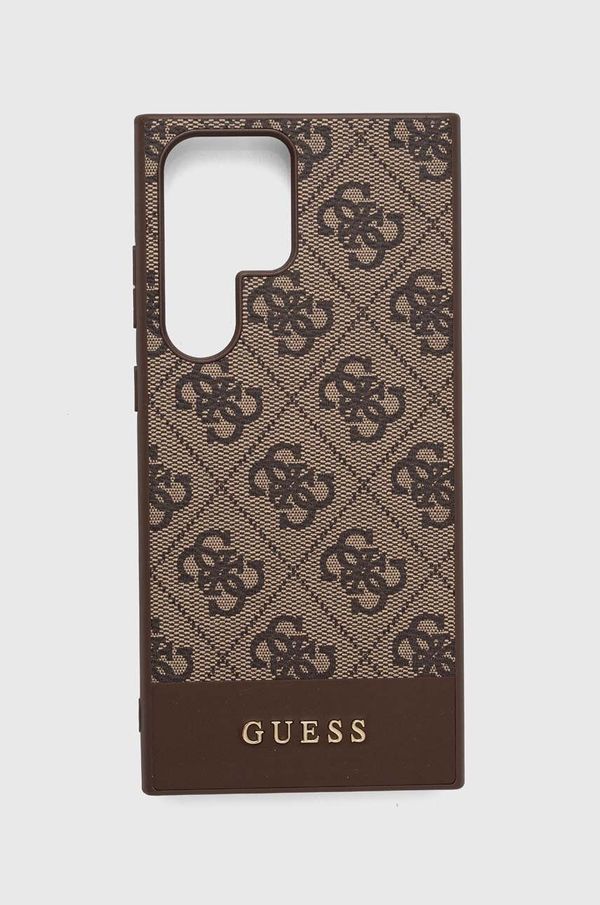 Guess Etui za telefon Guess S23 Ultra S918 rjava barva