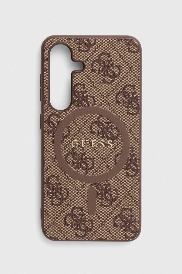 Guess Etui za telefon Guess S24 S921 rjava barva