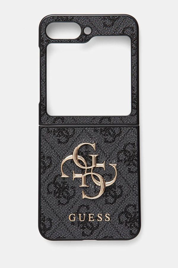 Guess Etui za telefon Guess Z Flip6 F741 črna barva, GUHCZF64GMGGR