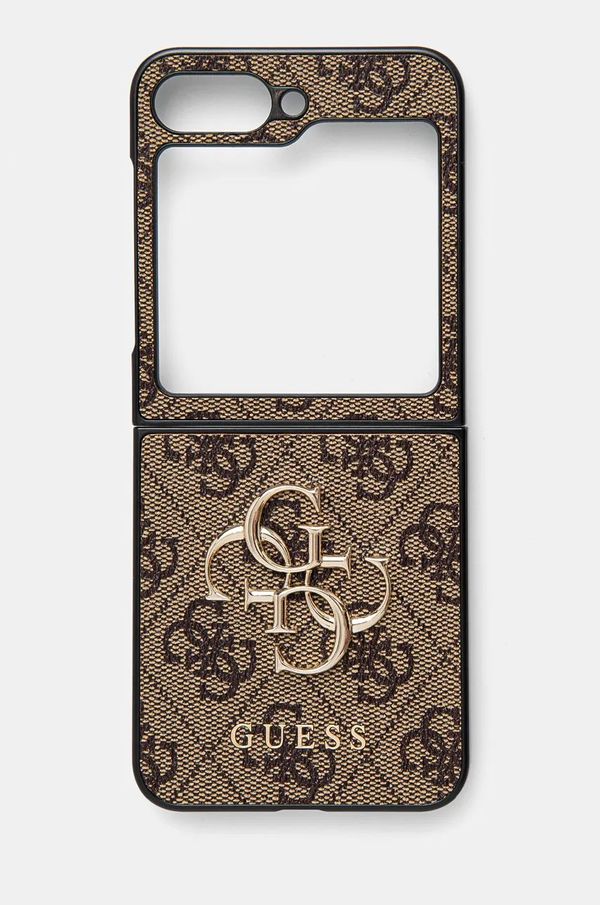 Guess Etui za telefon Guess Z Flip6 F741 rjava barva, GUHCZF64GMGBR