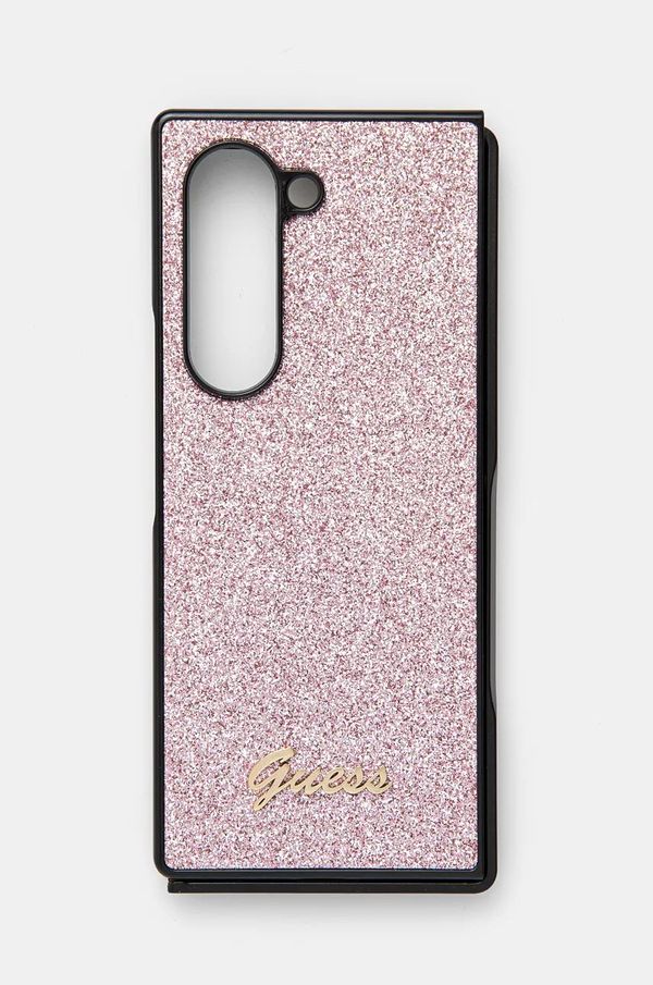 Guess Etui za telefon Guess Z Fold6 F956 roza barva, GUHCZFD6HGGSHP