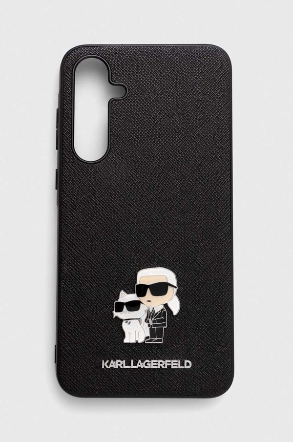 Karl Lagerfeld Etui za telefon Karl Lagerfeld A35 A356 črna barva, KLHCSA35SAKCNPK