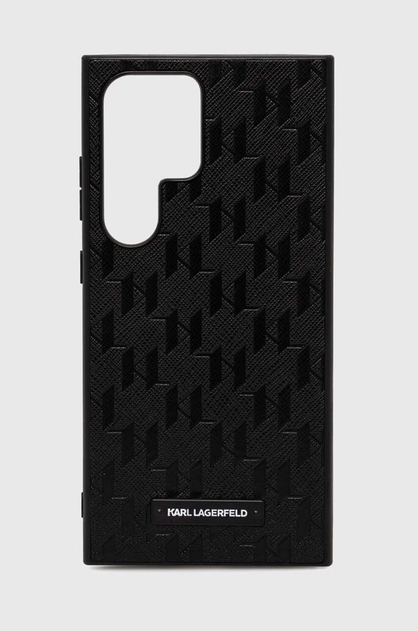 Karl Lagerfeld Etui za telefon Karl Lagerfeld črna barva, KLHCS24LSAKLHPK