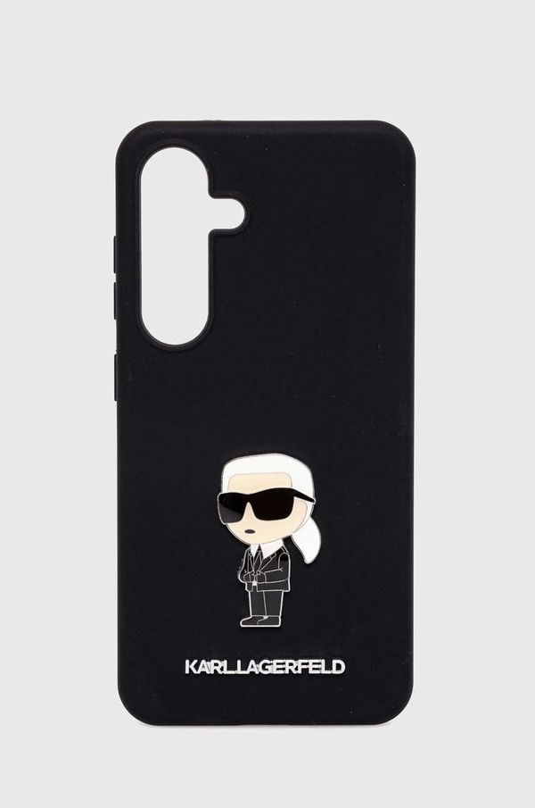 Karl Lagerfeld Etui za telefon Karl Lagerfeld črna barva, KLHCS24SSMHKNPK